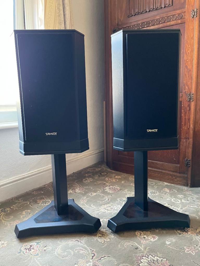 Tannoy 609 mk 1 Speakers with Stands – Black, excellent Condition