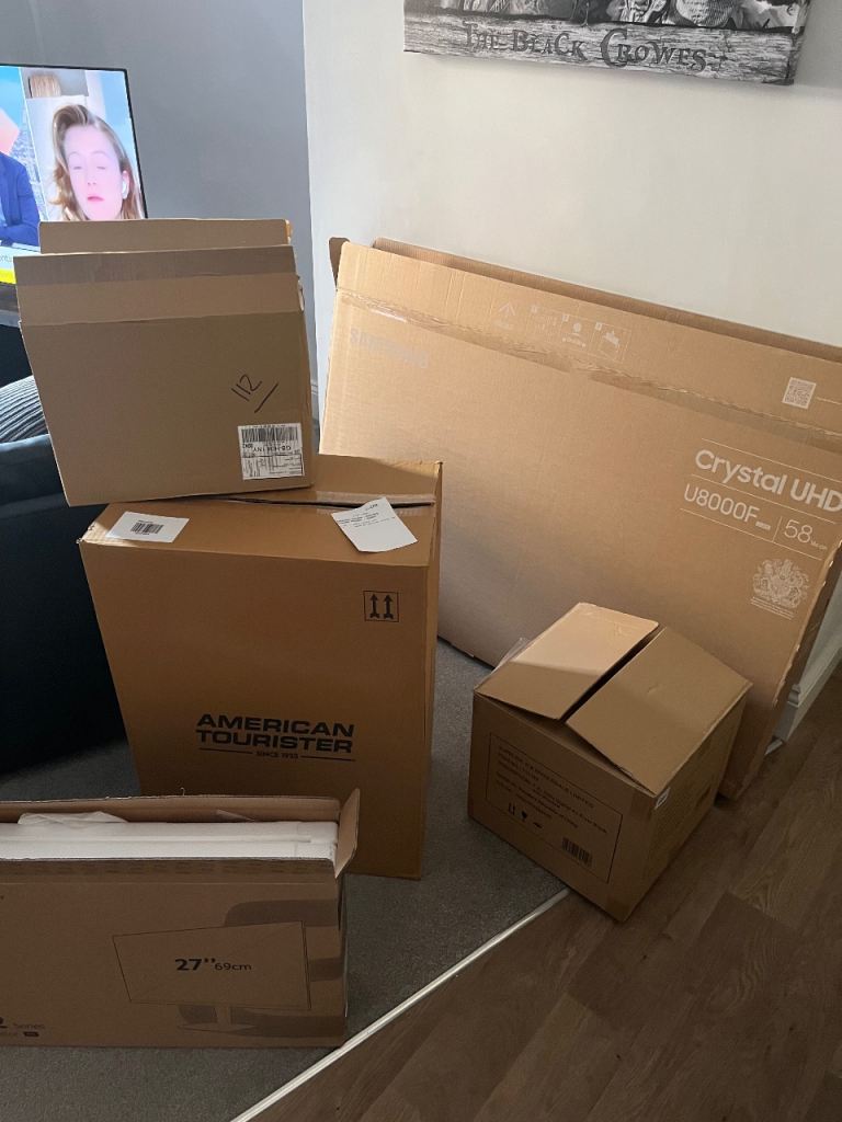 Assorted Cardboard Boxes