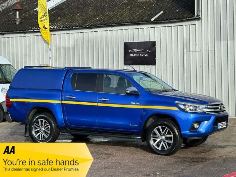 2019 Toyota Hilux 2.4 D-4D Invincible 4WD Euro 6 (s/s) 4dr (TSS) PICK UP Diesel Manual