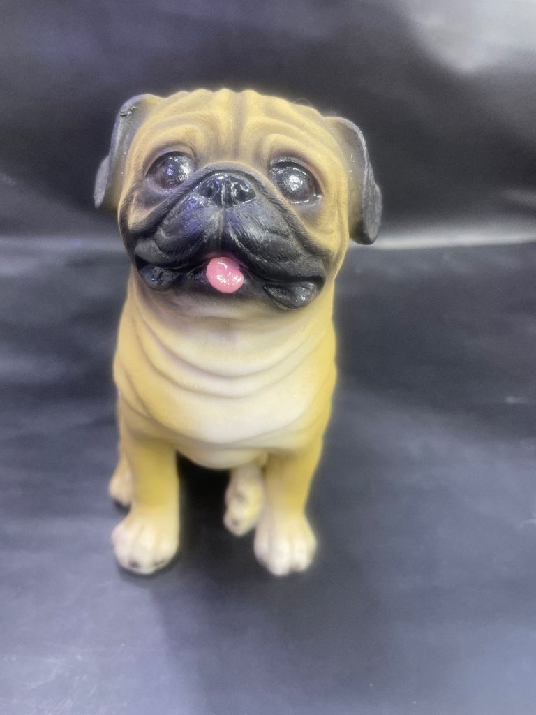 Cute Pug Dog Figurine Ornament