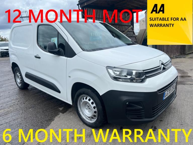 2020 Citroen Berlingo 1.5 BlueHDi 1000Kg Enterprise 100ps PANEL VAN Diesel Manual