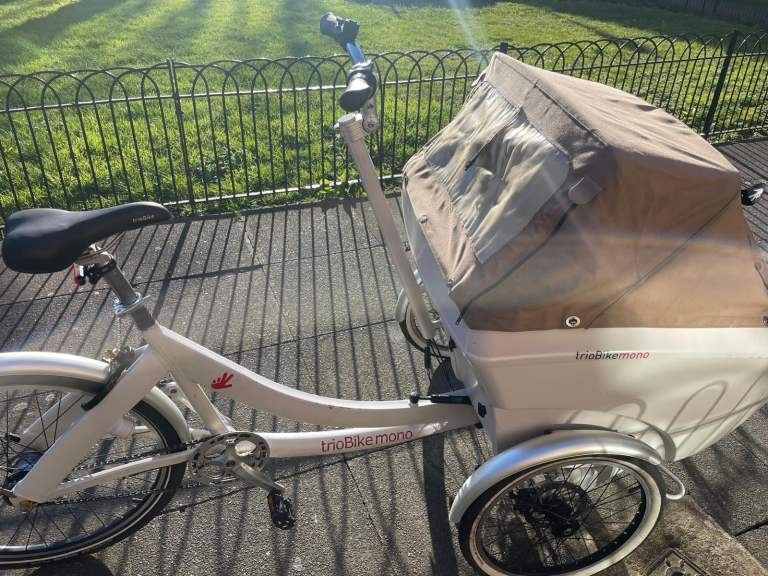 Beautiful, lightweight Danish cargo bike – Triobike Mono – in very good condition