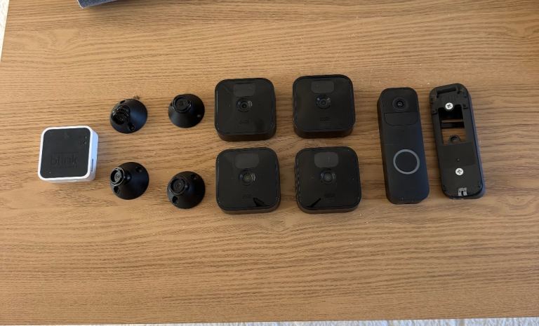 Blink Outdoor Camera System with Sync Module and Doorbell