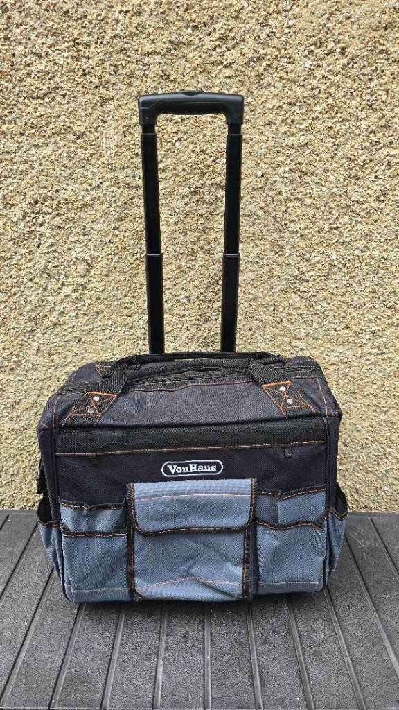 VonHaus Rolling Heavey duty Tool Bag