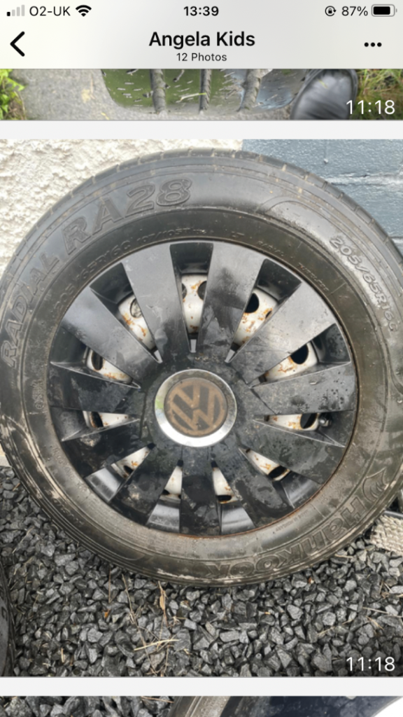 Vw transporter steel wheels 