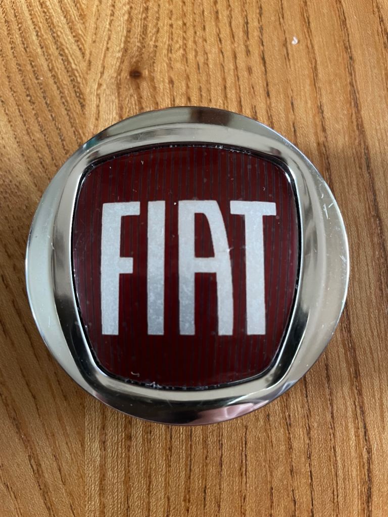 Fiat 60mm Hub Cap Emblem x 4