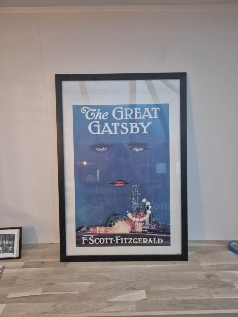 Great gatsby print in frame - free