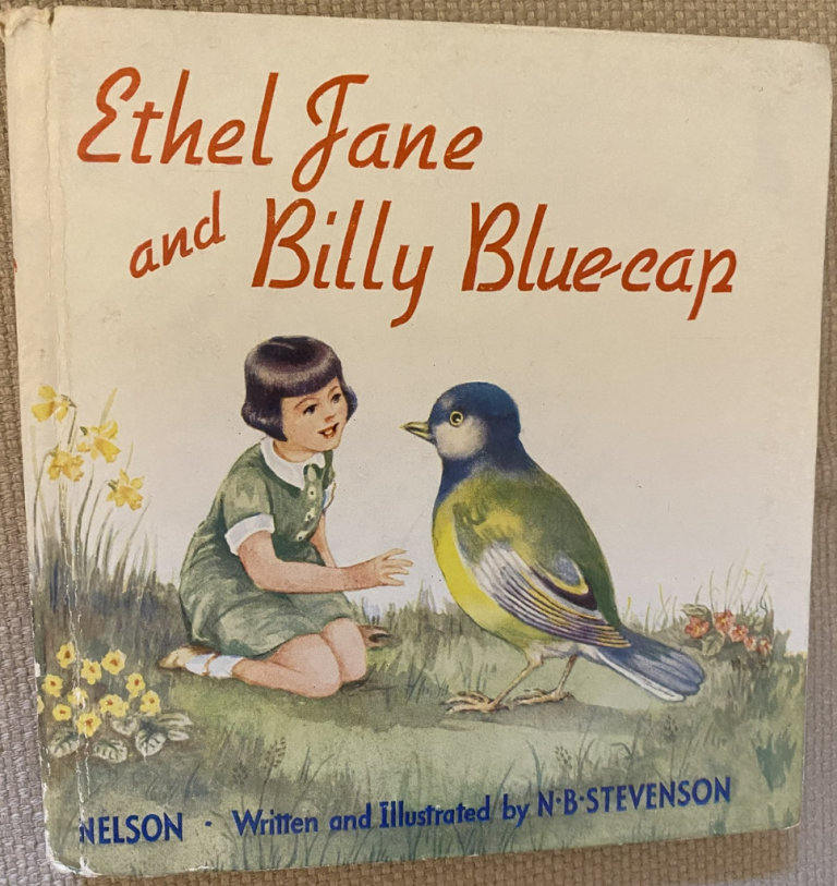 Ethel, Jane and Billy Bluecap - N B Stevenson, 1947 first edition, hardcover, quality colour plates