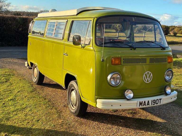 VEEDUB KOMBI Devon Sundowner VW CAMPERVAN T2 BAY WINDOW TWO LITRE 1978 NEW MOT MANY EXTRAS
