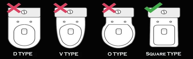 Soft Close Toilet Seats White with Quick Release