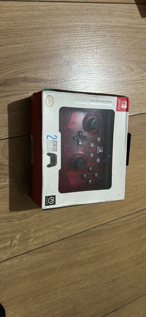 Nintendo Switch PowerA Enhanced Wired Controller - red - New  sealed