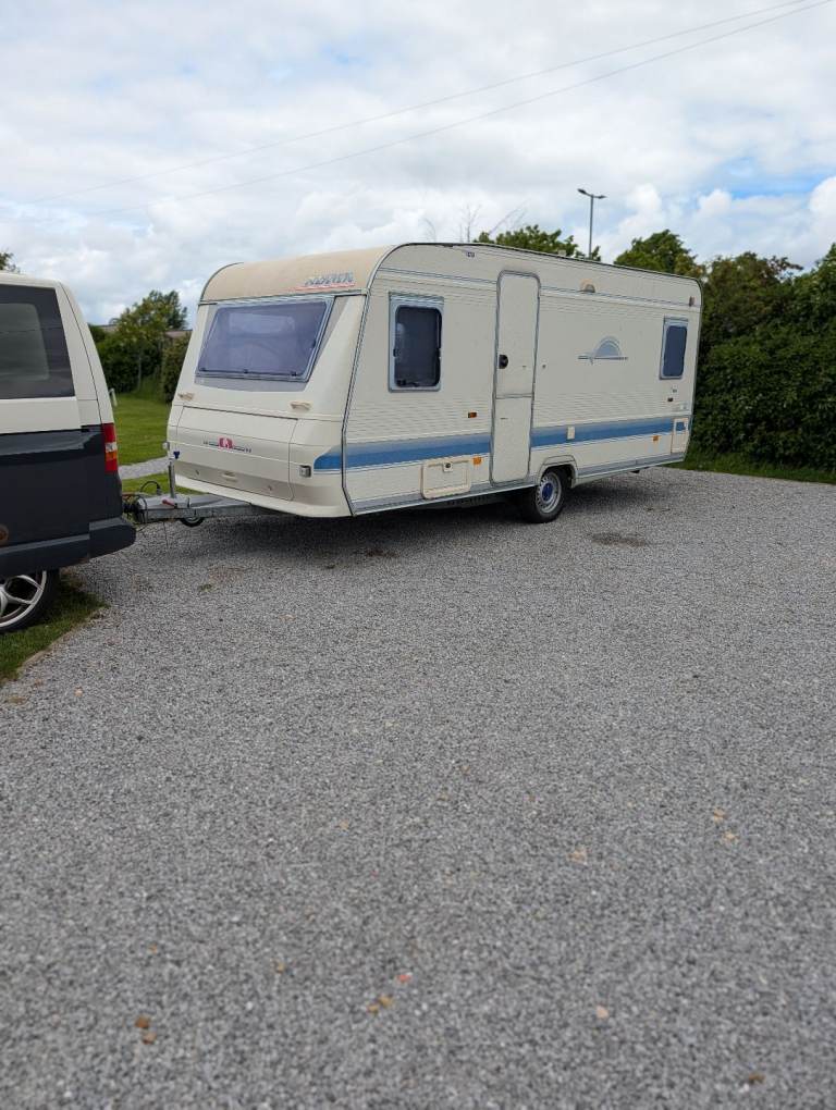 Adria fixed bed caravan