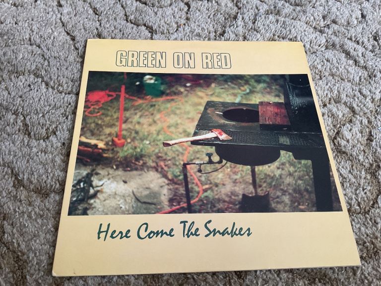 GREEN ON RED - HERE COMES THE SNAKES LP SIGNED ALTERNATIVE ROCK