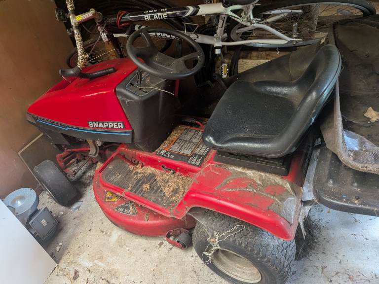 Snapper ride on lawn mower non running