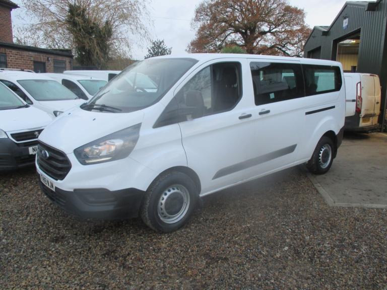 2019 Ford Transit Custom 2.0 EcoBlue 130ps Low Roof Kombi Leader Van 9 SEATS NO VAT NEW WET BELT ...