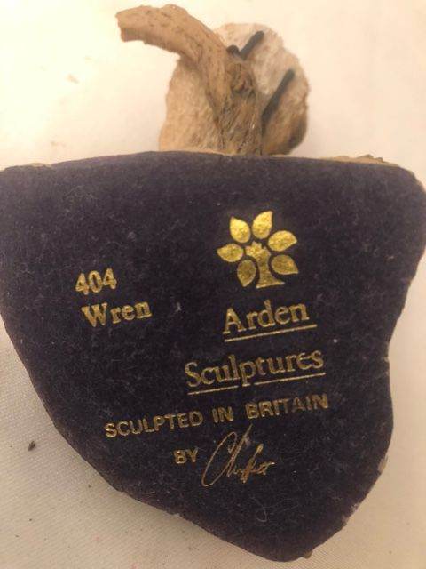 Arden Sculptures signed Wren figurine