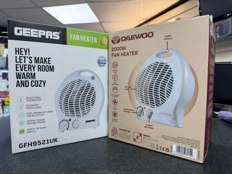 HOT DEAL: 2000W POWERFUL FAN HEATERS