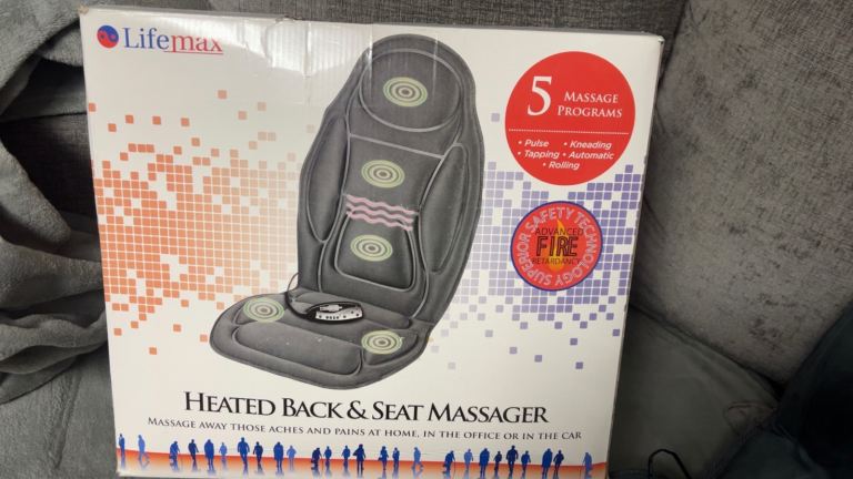 HEATED BACK & SEAT MASSAGER