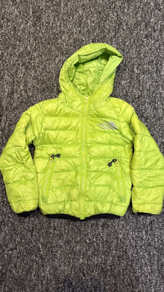 The North Face Summit Series Kids Puffer Jacket – Green, Good Condition