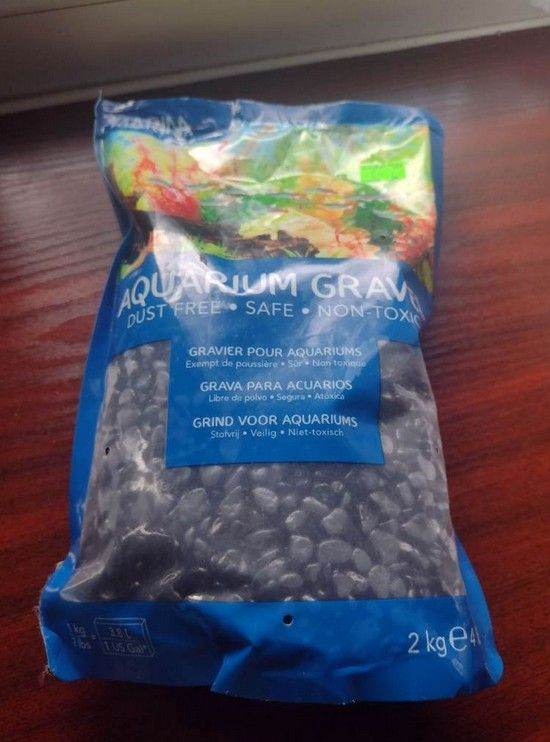 Aquarium Gravel (2Kg, Black)