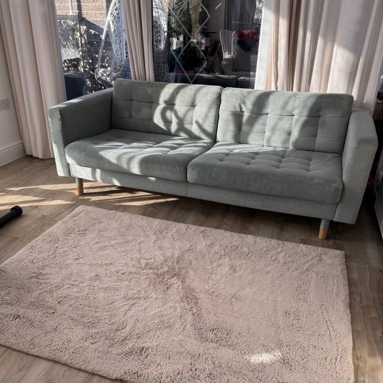 3-Seater Sofa Light Green