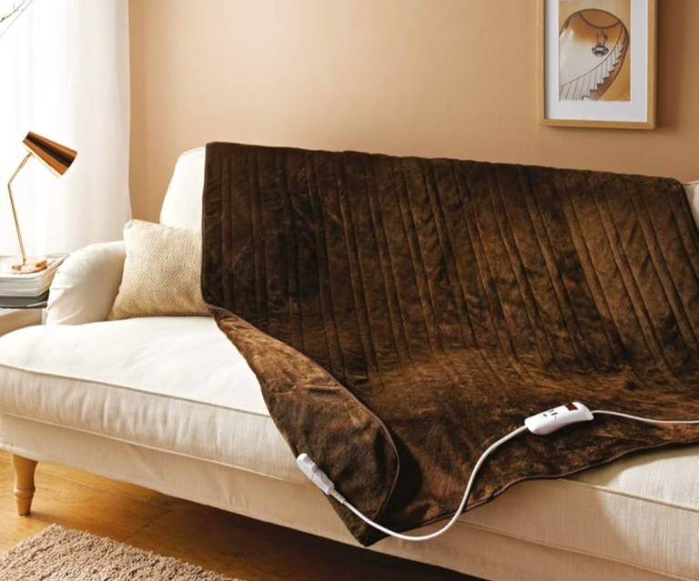 fleece electric blanket throw 