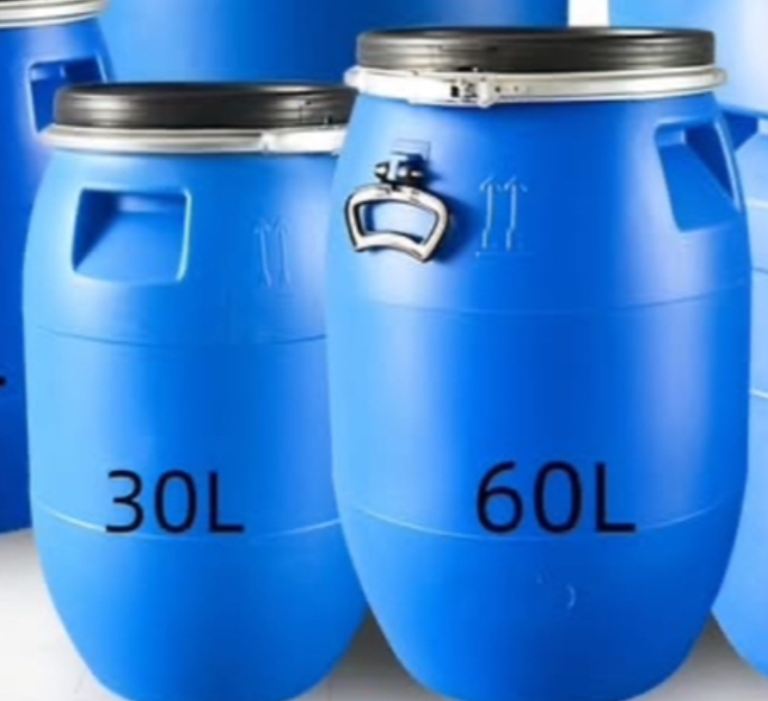 30 litre blue barrels