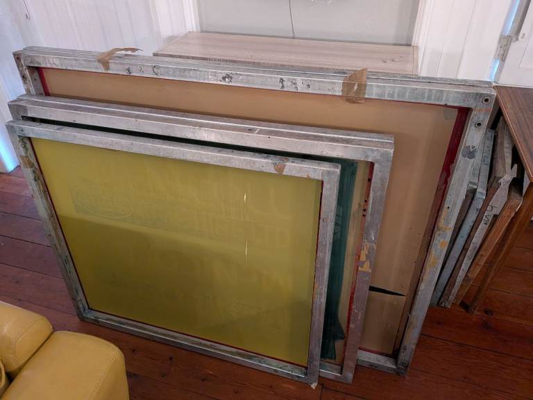 Screenprint silkscreen screen printing frames 