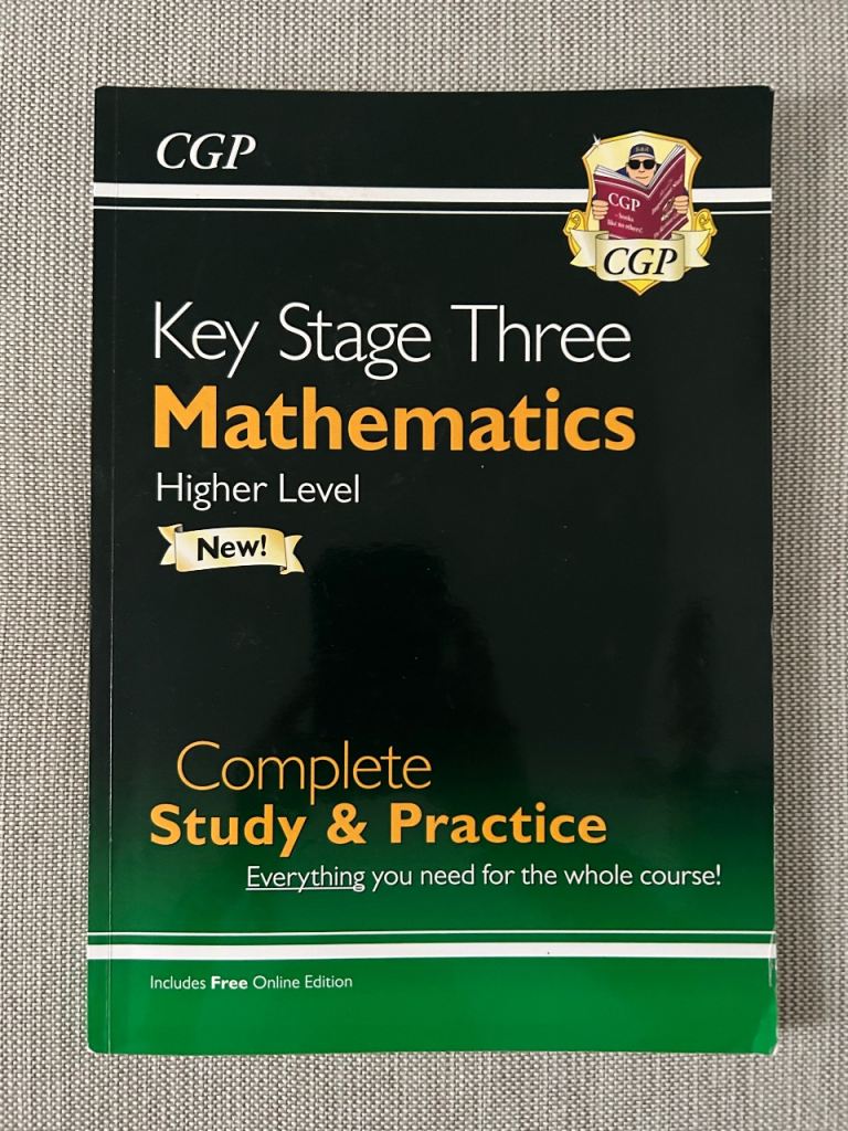 Key Stage 3 Mathematics Higher Level Study & Practice Book