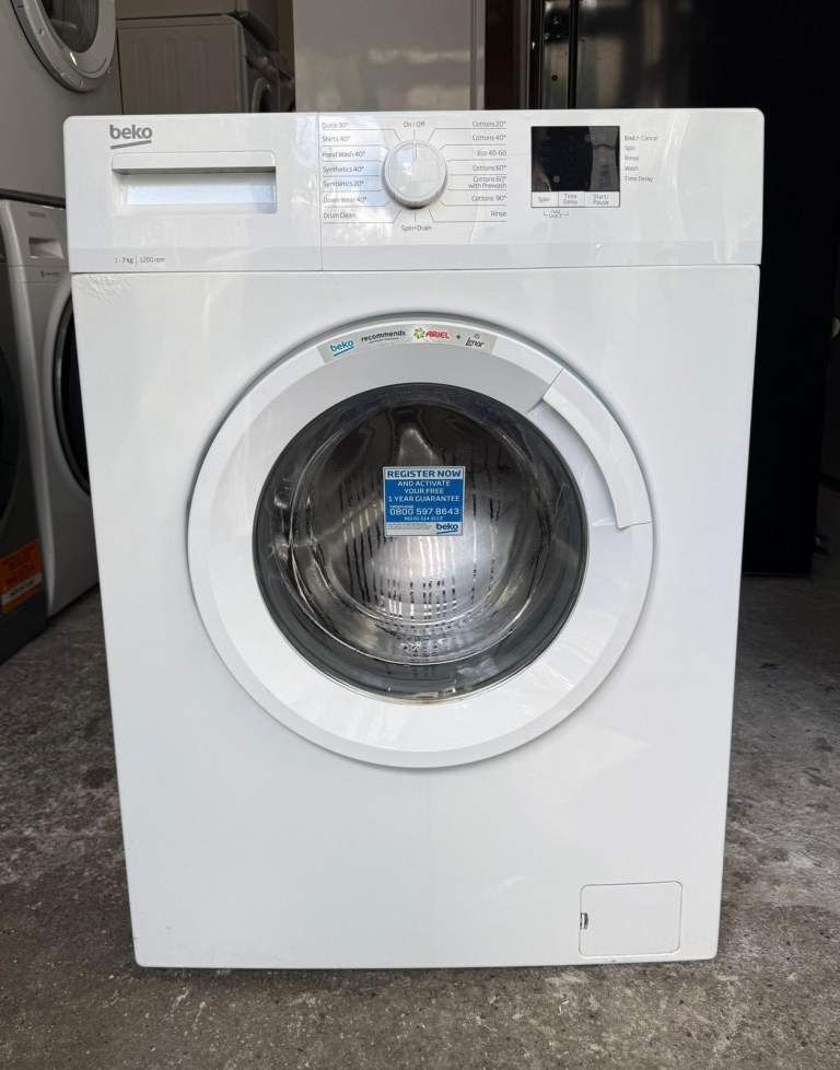 Beko 7kg 1200 rpm White Colour Washing Machine With Free Delivery 🚚 