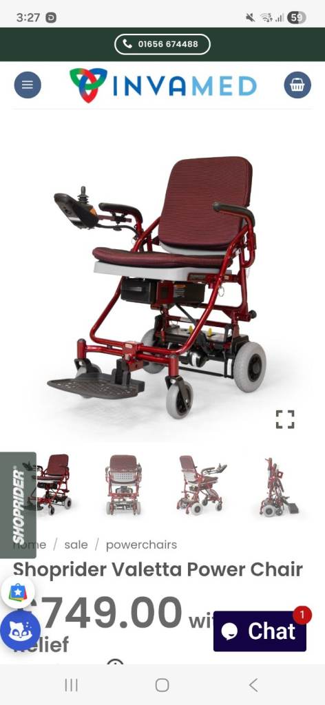 Mobility scooter wheelchair