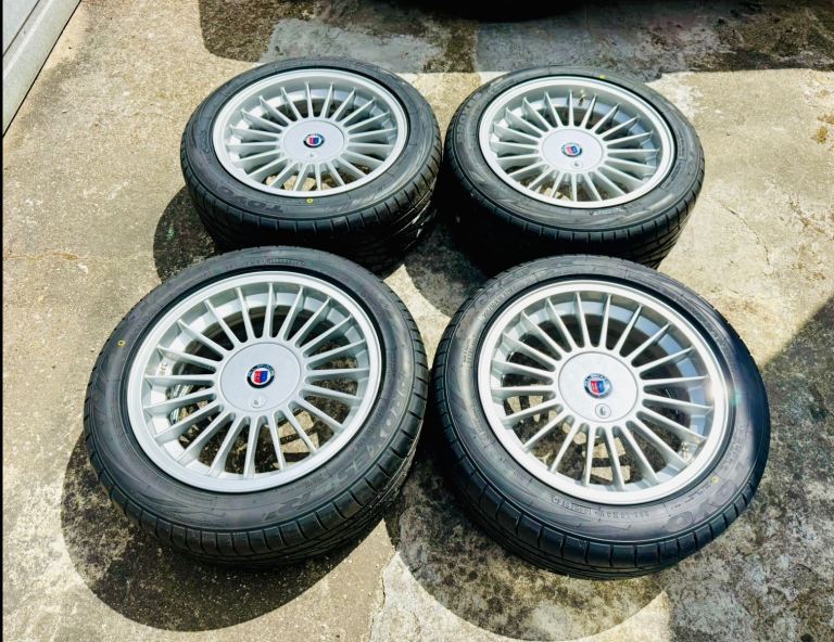 Bmw E30 Alpina genuine 16” alloys staggered