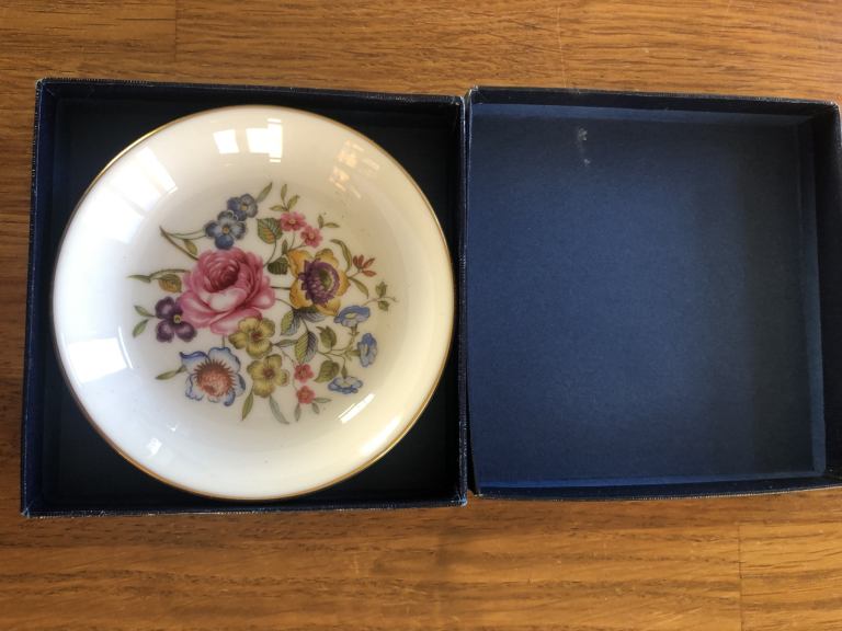 image for Royal Worcester Bournemouth Bone China Floral Trinket Dish Plate