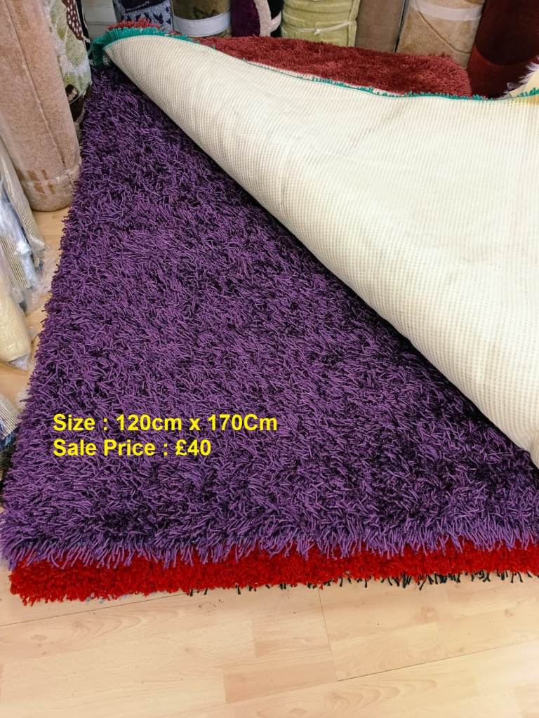 Varieties of Rungs / Carpets are in stock (Price from £10 to £200)