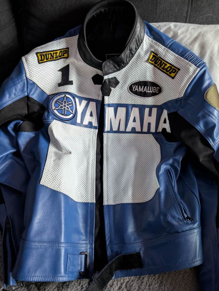 Leather motorbike jacket 