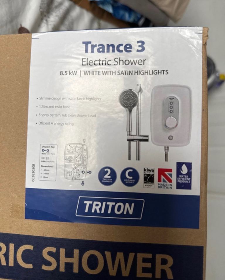 Triton Trance 3 Electric Shower 8.5kW 