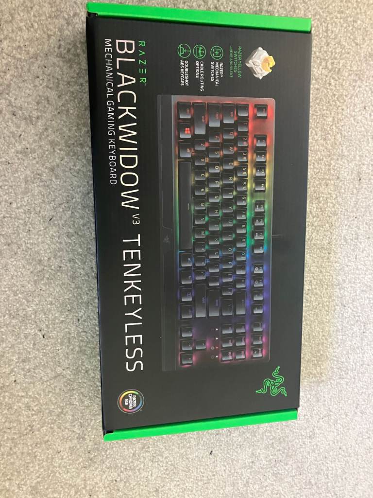 RAZER Black Widow v3 - Tenkeyless Keyboard