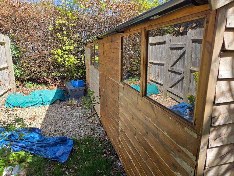 Garden shed 15x8 complete with floor 