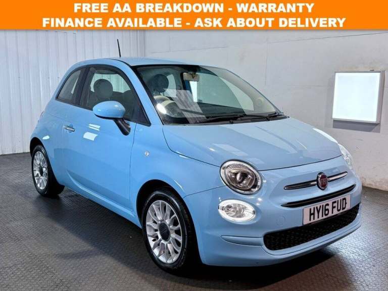 2016 16 FIAT 500 1.2 ECO POP STAR HATCHBACK 3DR PETROL MANUAL EURO 6 (S/S) (69 B