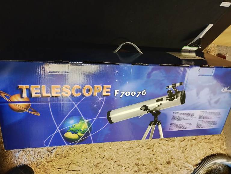 New Telescope F70076 – Still Boxed