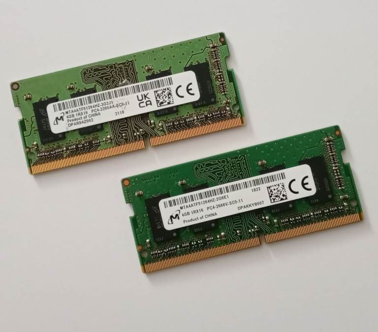Ram Cards 8GB (2x4GB)