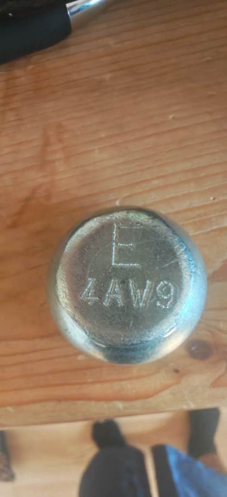 Citroen - Peugeot E4AW9 -Vauxhall Genuine Locking Wheel Nut Key code