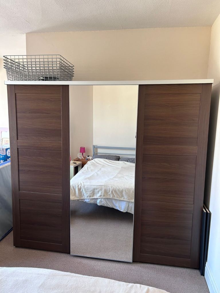 IKEA wardrobe with sliding doors