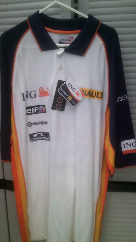 POLO SHIRT *RENAULT F1* NEW WITH TAGS - XL (MENS?)