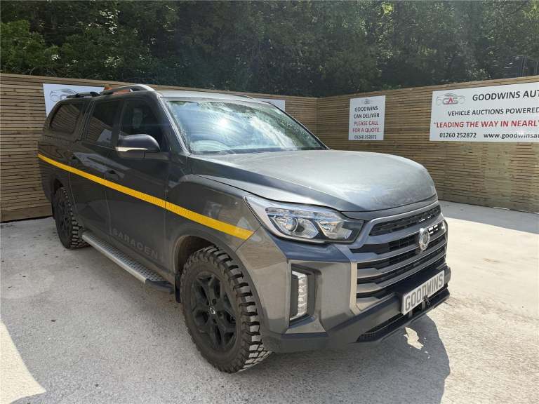 2024 KGM MUSSO SARACEN + 2.2TD AUTO ACCIDENT DAMAGED REPAIRABLE SALVAGE 