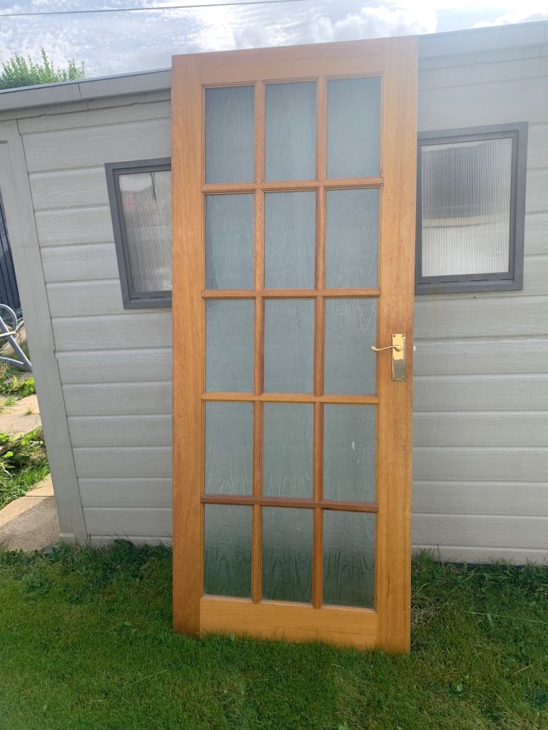 Solid hardwood 35mm internal door for sale.