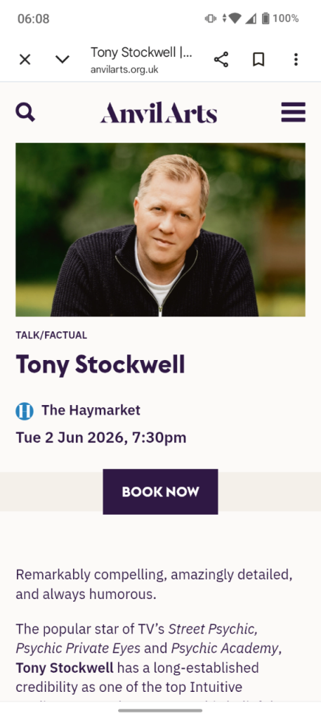Tony Stockwell tickets 