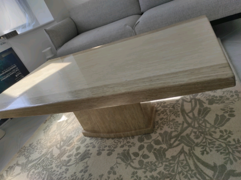 Marble coffee table 