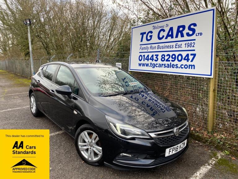 2018 Vauxhall Astra 1.6 CDTi 16V Design 5dr HATCHBACK DIESEL Manual