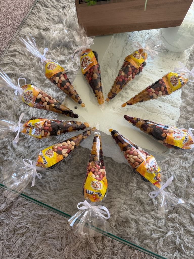 Sweet/nut cones & Dholki hire available 